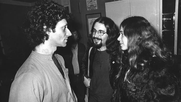 שלמה גרוניך עם מתי כספי והאישה הראשונה, נירית ירון