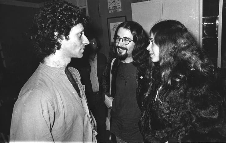 שלמה גרוניך עם מתי כספי והאישה הראשונה, נירית ירון