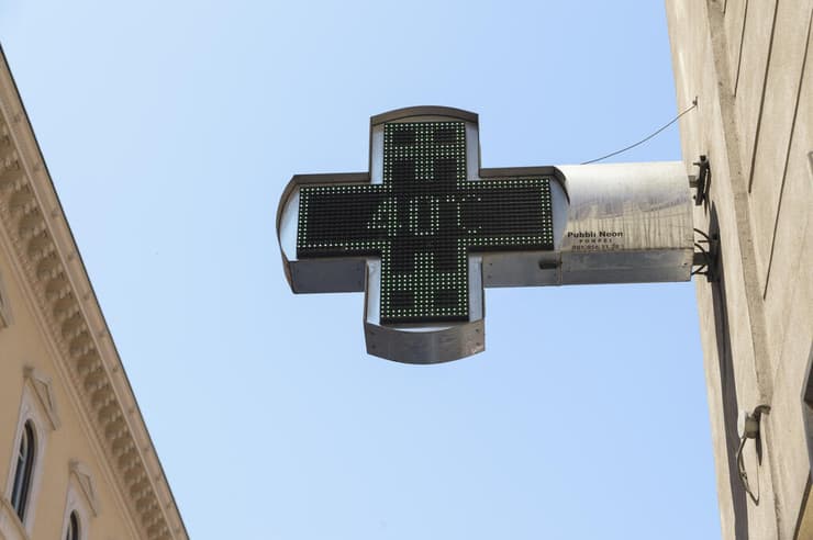 טמפרטורה גבוהה שנמדדה באיטליה, שלחופי הים התיכון
