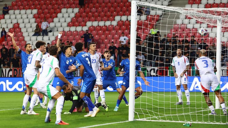 ישראל - איטליה (צילום: REUTERS/Bernadett Szabo) ישראל - איטליה