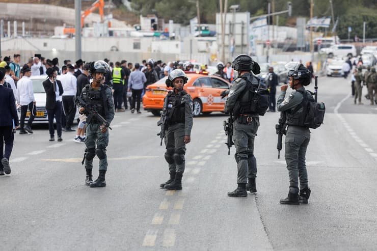 צילום: REUTERS/Ammar Awad הזירה בצומת רמות
