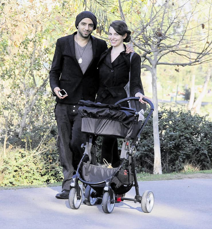 עידן רייכל עם אשתו דמאריס דויבל