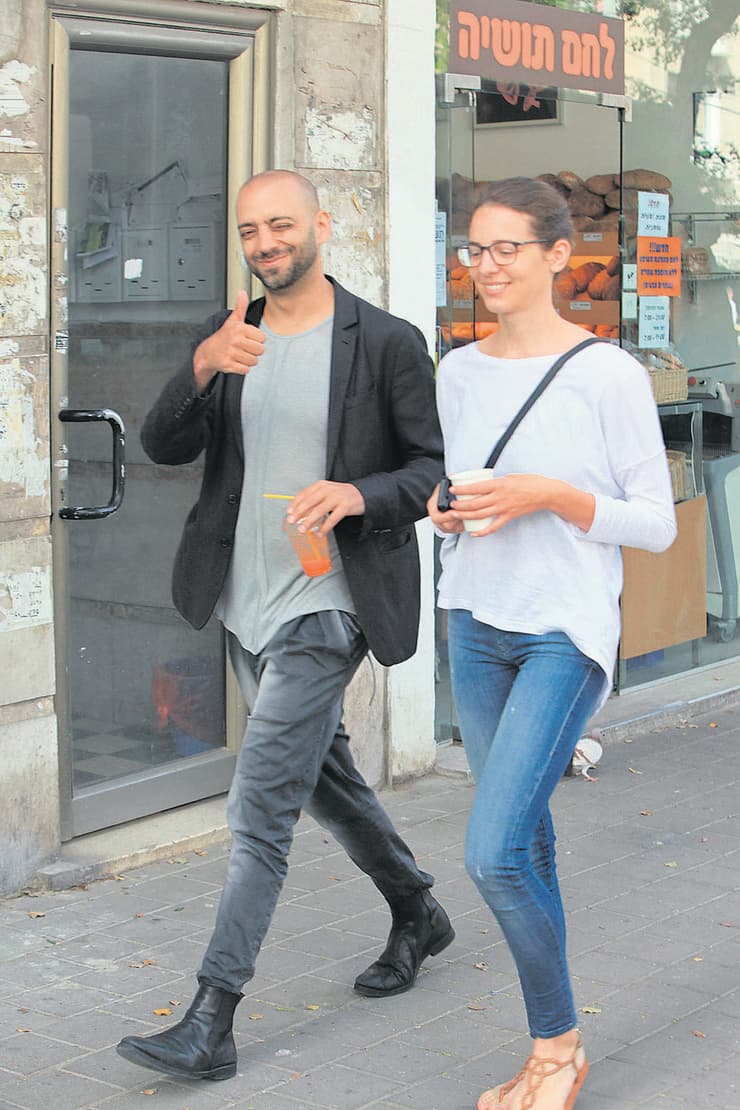 עידן רייכל עם אשתו דמאריס דויבל