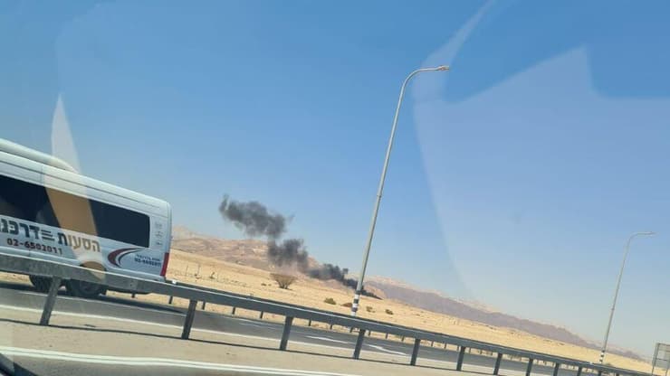 נפילה באזור שדה התעופה רמון