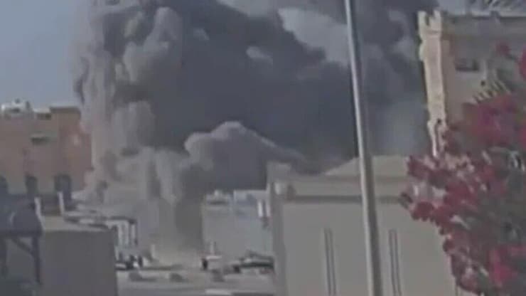 תיעוד: רגעי התקיפה הישראלית בדוחא, קטאר