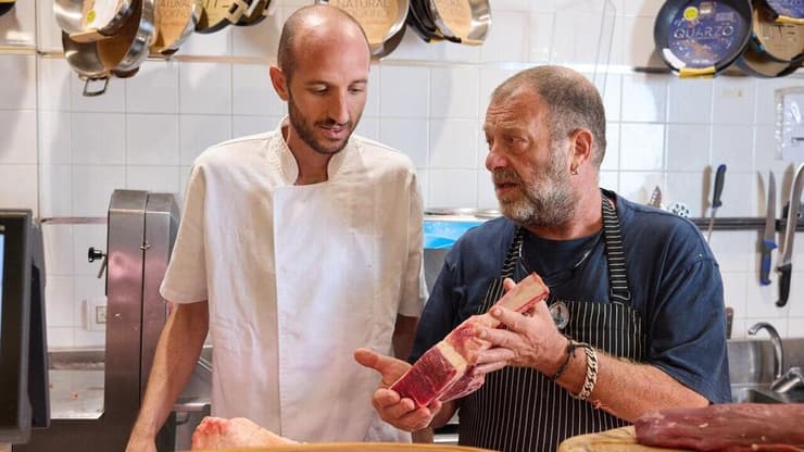 משה גלקופ עם האחיין איתי גלילי