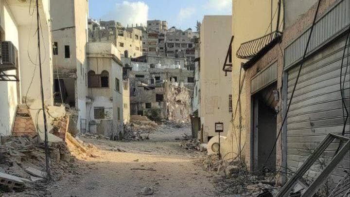 ההרס במחנה הפליטים ג׳נין