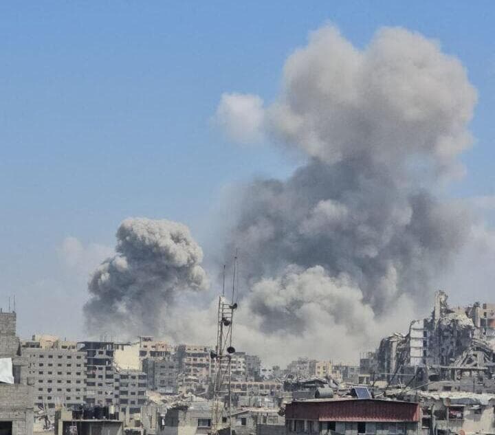 בית הותקף בעזה