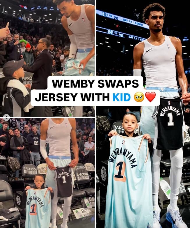 הגופייה שנתן וומבי לילד ונמכרה ב-73 אלף דולר