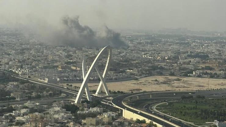 תיעוד ראשוני מהתקיפה בדוחא