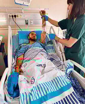 "כל הזמן אמרו לי: 'איזה מטורף זה שהיית כל כך קרוב למות'". נ' אחרי הפציעה (צילום: פרטי) yk14480016