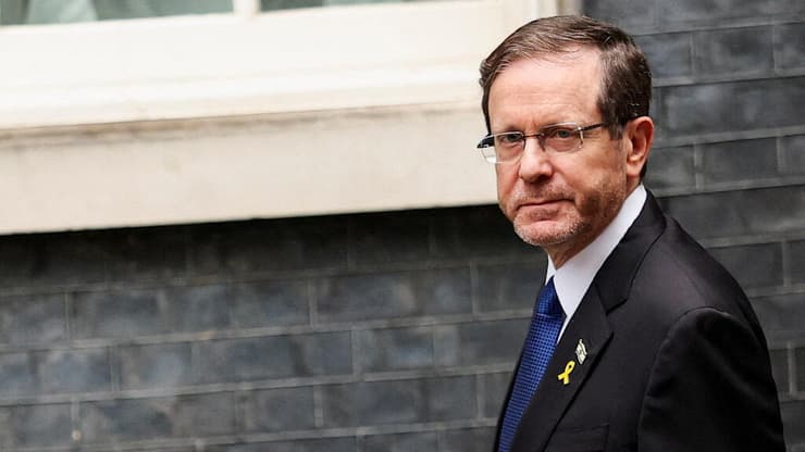 נשיא המדינה יצחק הרצוג עם ראש ממשלת בריטניה  קיר סטרמר