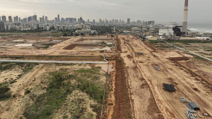 עבודות פיתוח במתחם שדה דב