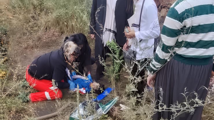 תאונה של משפחה חרדית באומן