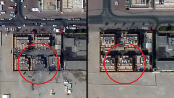 הבניין שהותקף בקטאר