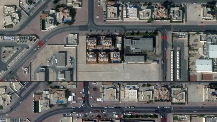 הבניין שהותקף בקטאר