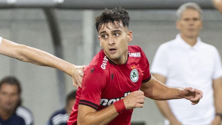 "אשחק רק בהפועל ת"א" (WOLFGANG JANNACH / APA / AFP) שחקן אומוניה ניקוסיה לויזוס לויזו