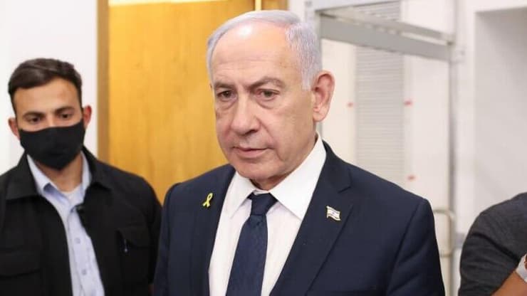 נתניהו בבית המשפט. "לא הולכתי שולל" (צילום: מוטי מילרוד) נתניהו באולם הדיונים