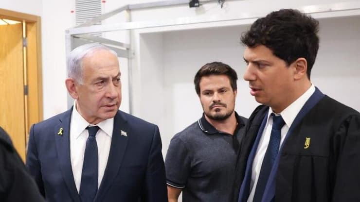 נתניהו באולם הדיונים