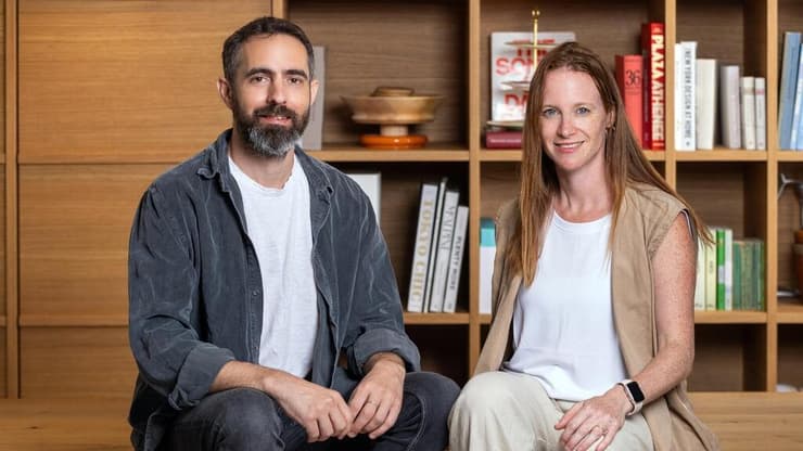 מייסדי בלוקס. מימין: מיכל לופו מנכ"לית, וטל הרמתי CTO