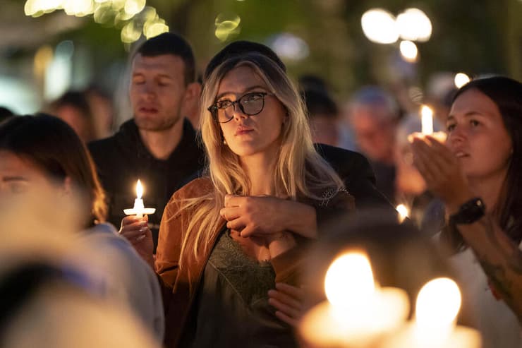 אירוע זיכרון ל צ'רלי קירק סיאטל ארה"ב