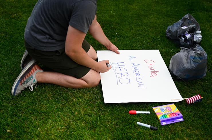 אירוע זיכרון ל צ'רלי קירק בעיר אורם יוטה ארה"ב