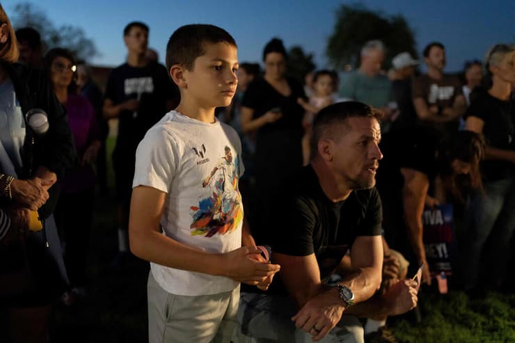 אירוע זיכרון ל צ'רלי קירק סיאטל ארה"ב