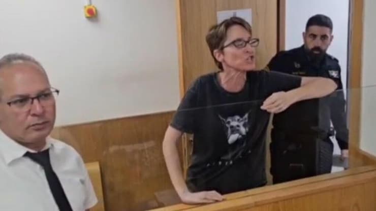 יבור בבית המשפט בחודש ספטמבר ( צילום: נחום סגל) הארכת מעצר ליולנדה יבור