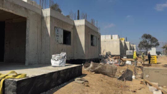 עבודות שיקום בקיבוץ נירים