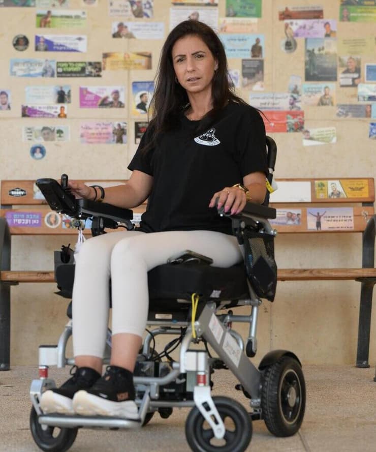 מורן יצחייק, מתנדבת מג"ב בשיקום בשיבא תל השומר