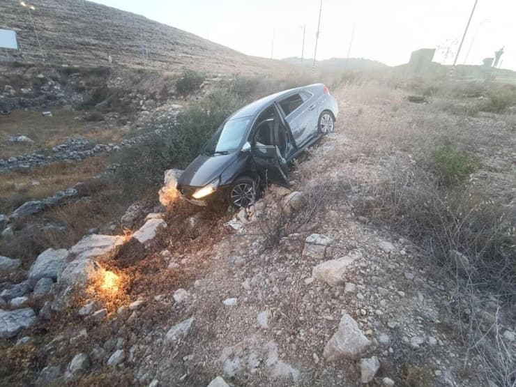 הרכב הגנוב שעמו הגנב דרס את יצחייק  