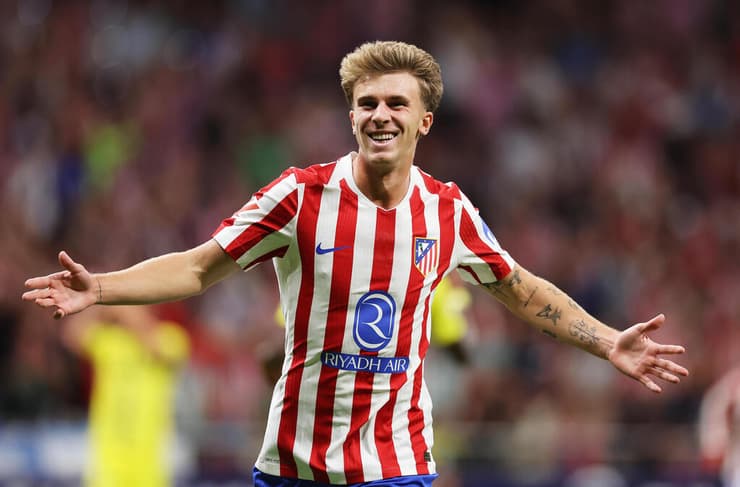 ניצחון ראשון העונה. באריוס חוגג ( צילום: Florencia Tan Jun/Getty Images) פאבלו באריוס