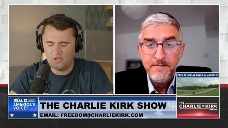 צ'ארלי קירק בשיחה עם הרב פסח ווליצקי