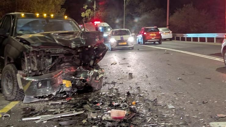תאונה תאונת דרכים חזיתית כביש 44 קיבוץ הראל שפלת יהודה הרוג