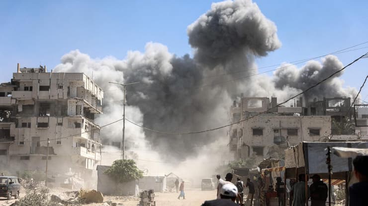 תקיפת מגדל מהנא בשכונת תל אל-הווא