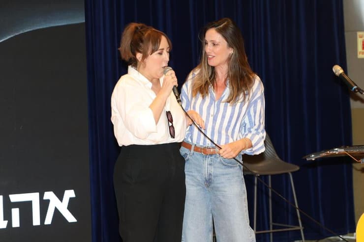 מלי לוי וליטל שוורץ בהשקת תיאטרון ToMix