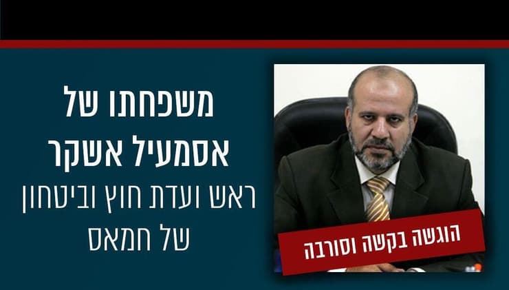 ראש ועדת החוץ והביטחון של חמאס איסמעיל אשקר