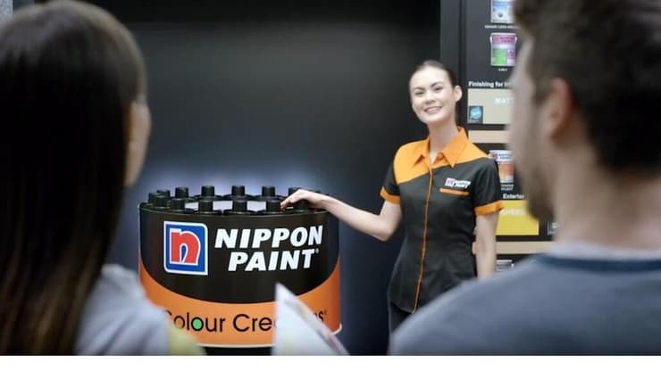 אימפריית הצבע הסינגפורית Nippon (צילום: מתוך אתר החברה) אימפריית הצבע הסינגפורית Nippon