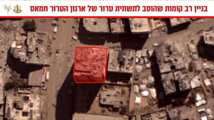 תקיפת בניין של ארגון הטרור חמאס