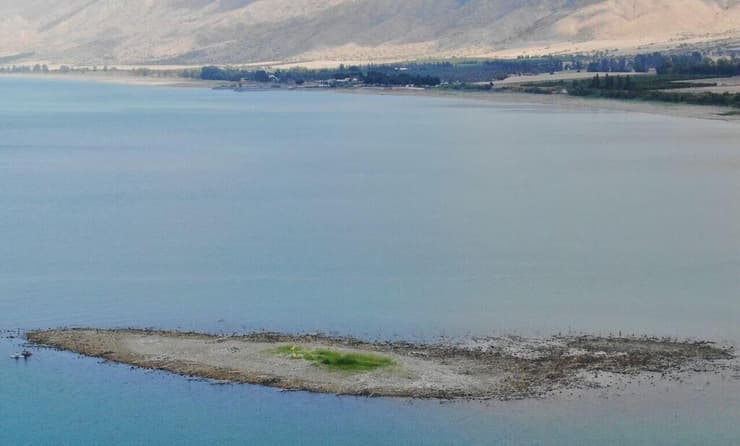 האי בכינרת, היום (צילום: באדיבות איגוד ערים כינרת) צילומי האי בכינרת מהיום