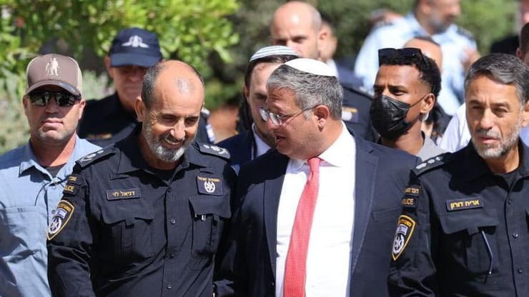 בן גביר והמפכ"ל לוי מגיעים לאירוע המשטרה בבית שמש