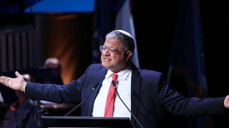 בן גביר (צילום: אלכס קולומויסקי) איתמר בן גביר באירוע המשטרה בבית שמש