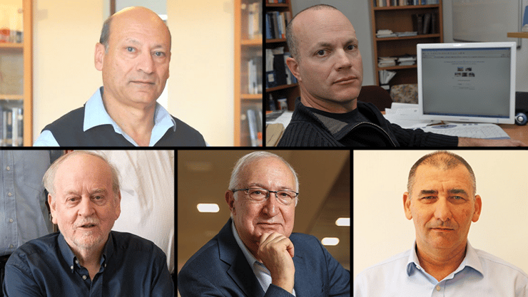 עומר מואב, מנואל טרכטנברג, יואל נוה, אבי בן בסט, אביה ספיבק