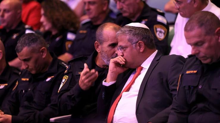 בן גביר והמפכ"ל לוי באירוע המשטרה בבית שמש