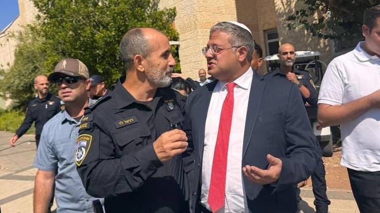 בן גביר והמפכ"ל לוי מגיעים לאירוע המשטרה בבית שמש