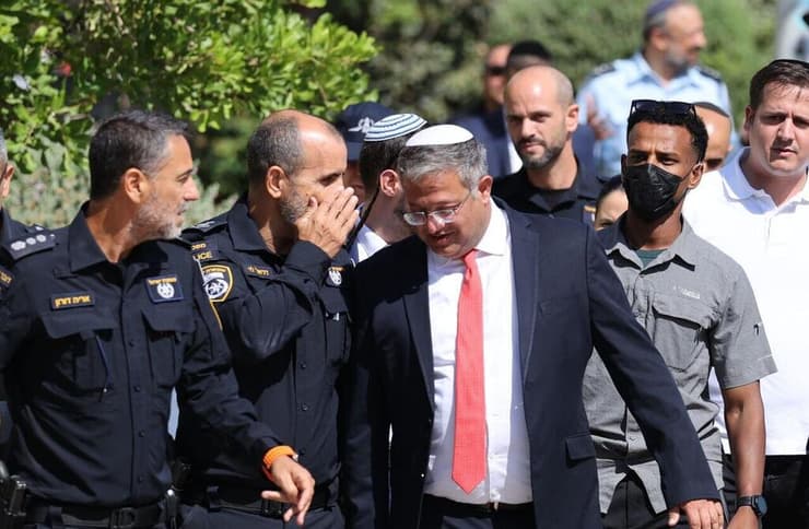 בן גביר והמפכ"ל לוי מגיעים לאירוע המשטרה בבית שמש