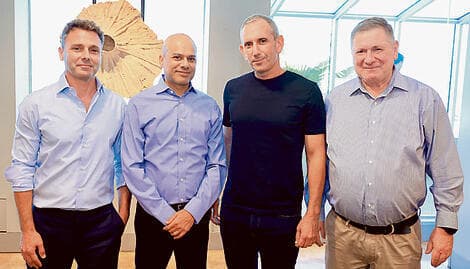 נעם הנגבי (מימין), דניאל הגרי, ידין ענתבי ואיתמר פורמן yk14516913