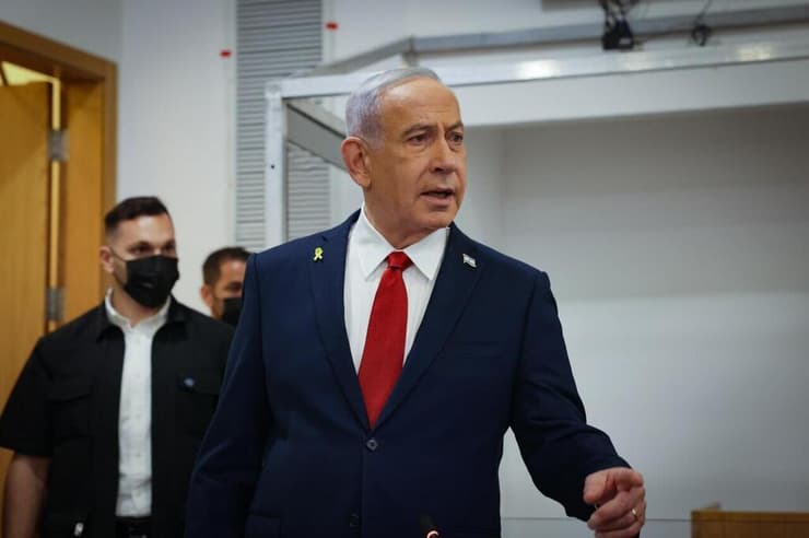 נתניהו באולם הדיונים