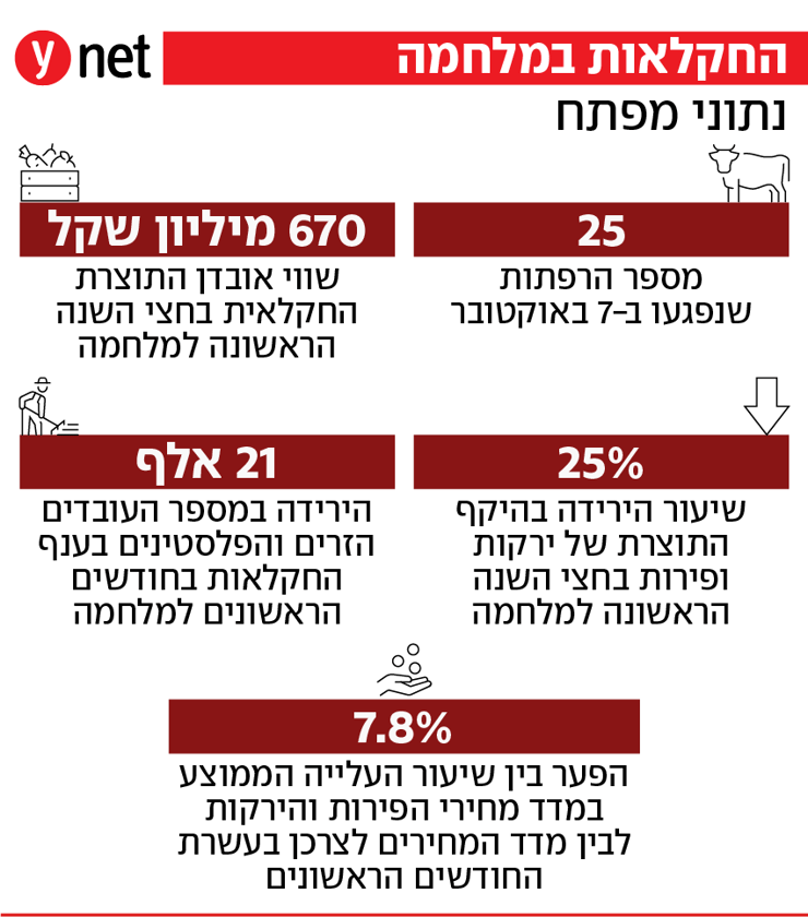 אינפו דו"ח דוח מבקר המדינה חקלאות חרבות ברזל