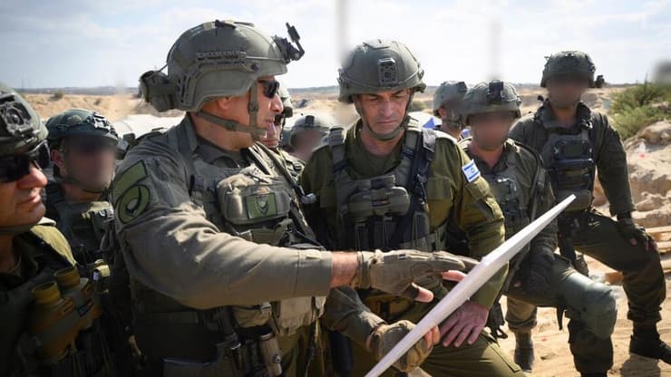 הרמטכ״ל עם הכוחות המתמרנים בהעמקת הפעולה בעיר עזה